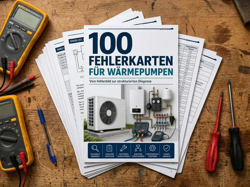 Ausgedruckte Fehlerkarten auf der Werkbank